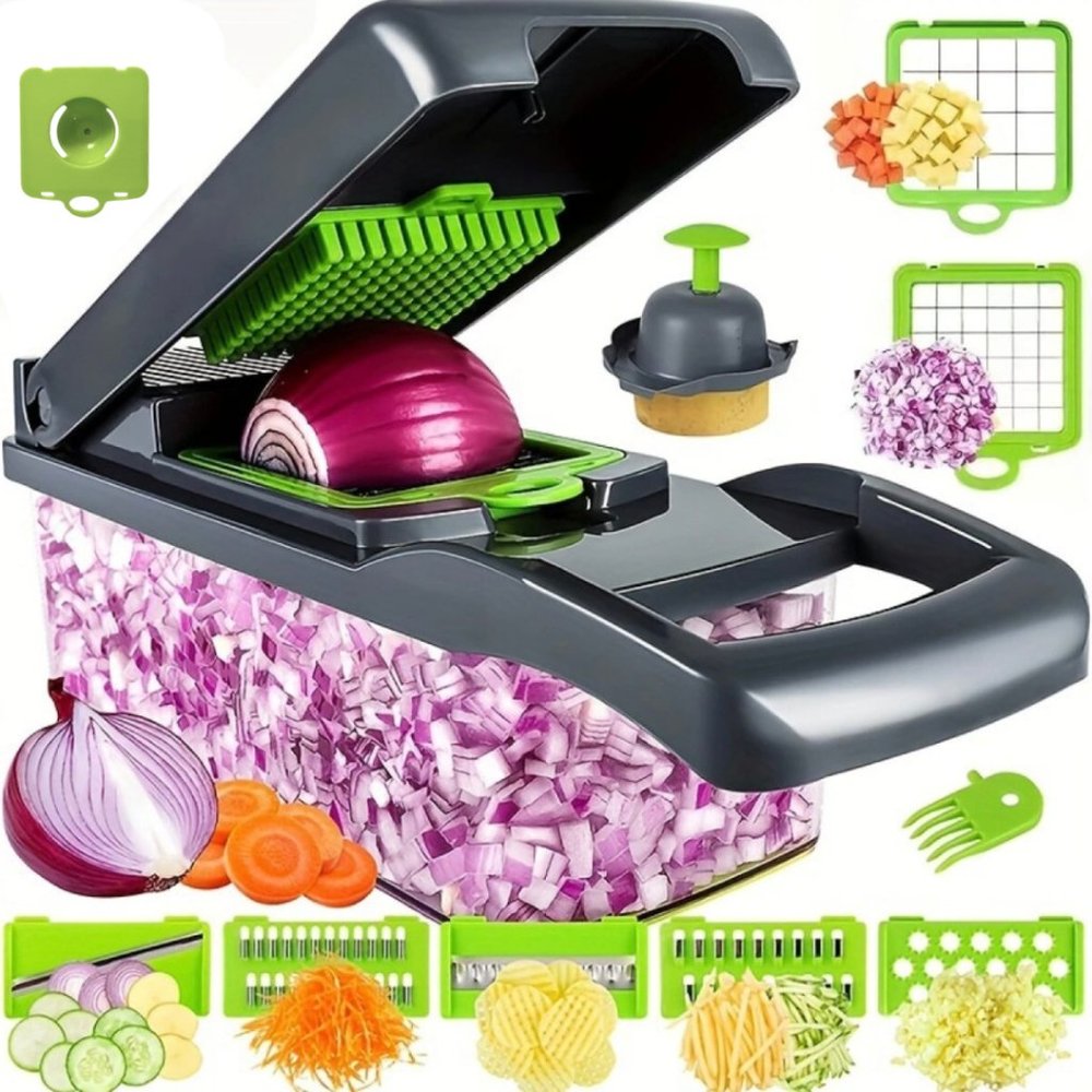 Vegetable Fruit Chopper Cutter Food Onion Veggie Dicer Slicer Kitchen